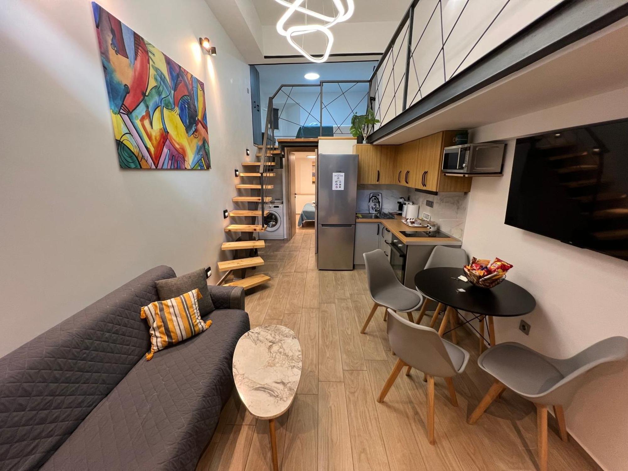 City Center Loft With Private Parking Кавала Екстер'єр фото